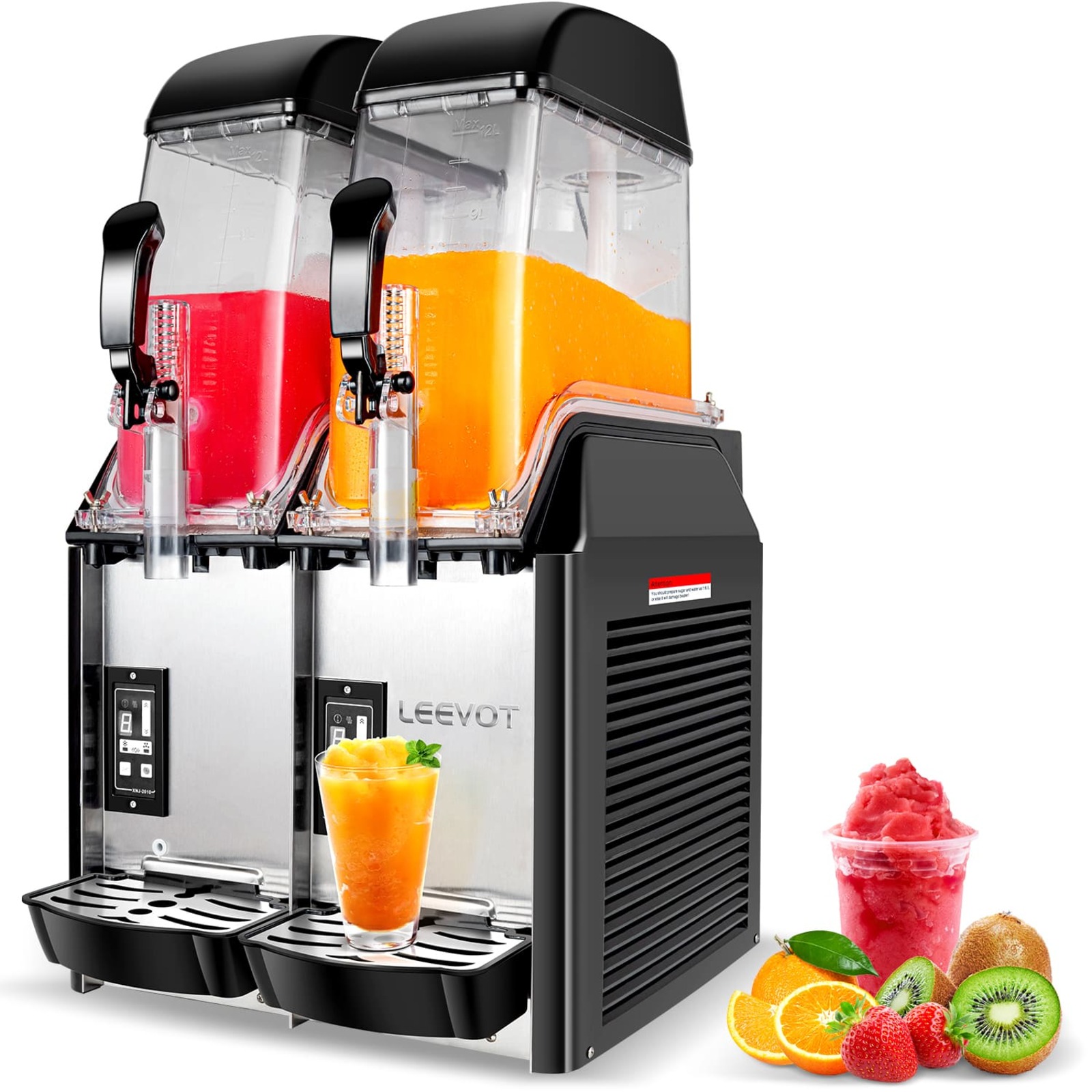 24L Double-Bowl Slush Machine