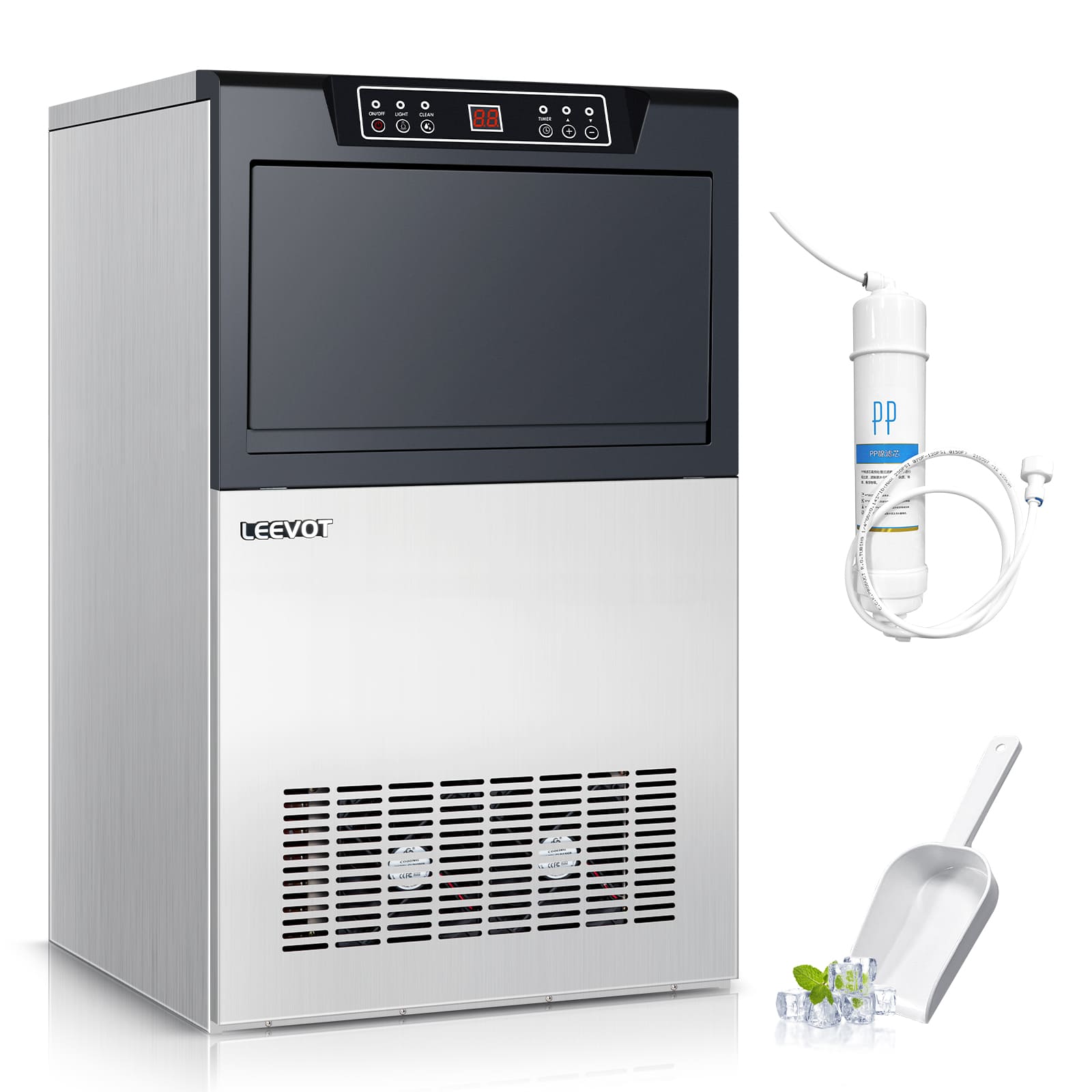 130lbs Commercial Ice Maker